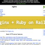 CentOS7+nginxでRuby on Railsを利用する（Unicorn）